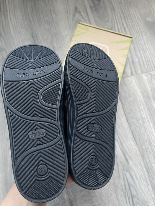 Дитячі напівчеревики Chicco Fester Grey, розмір 31 (устілка 20 см). НОВІ.