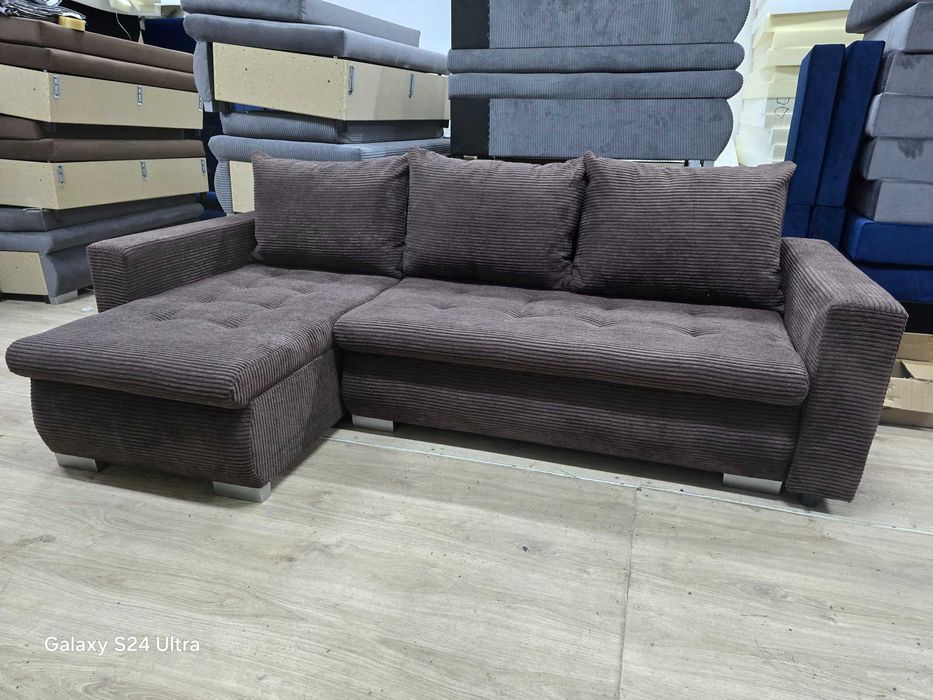 Sofa BRUNO w szarym modnym kolorze. Szybkie terminy