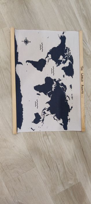 Quadro mundo de bordar64310001292291120