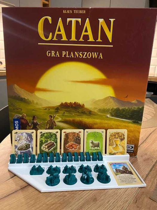 Podstawki do gry w CATAN 6 szt (BIAŁY) // 3D print