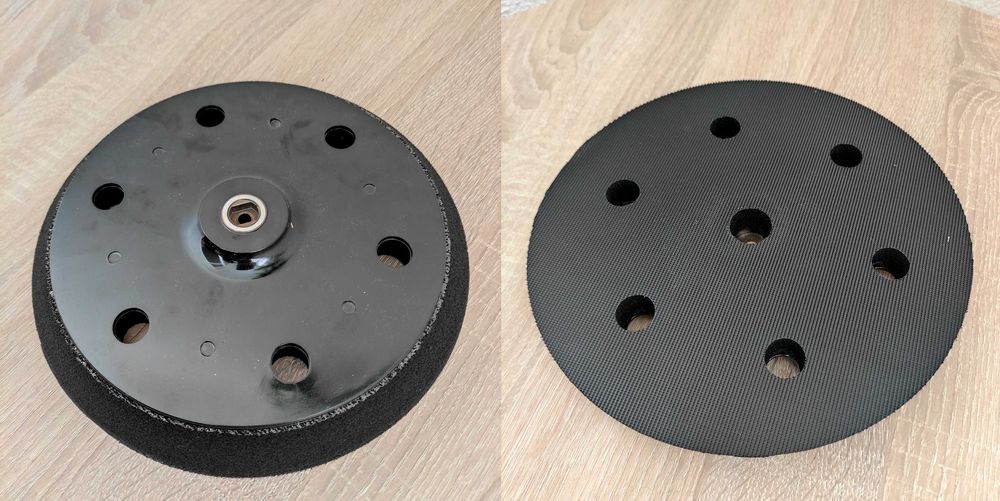 210/215/225 мм підошва тарілка шліфмашини жираф і 3 шліфпапери