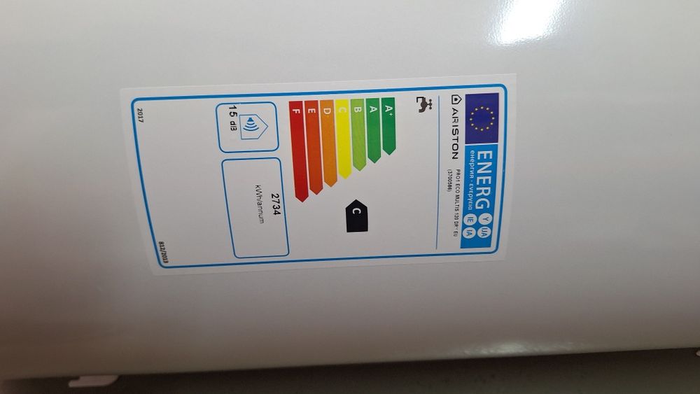 Termoacumulador Ariston 120L Pro1 Eco Dry Multis – vertical - usado