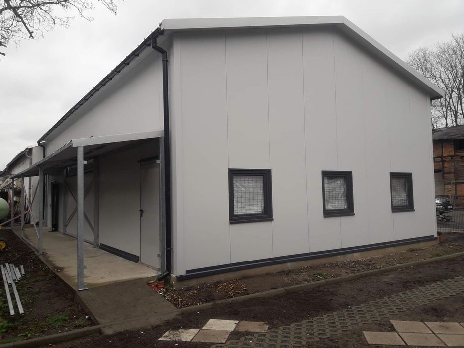 Hala przemysłowa hale magazynowe produkcja i montaż  IPE 240
