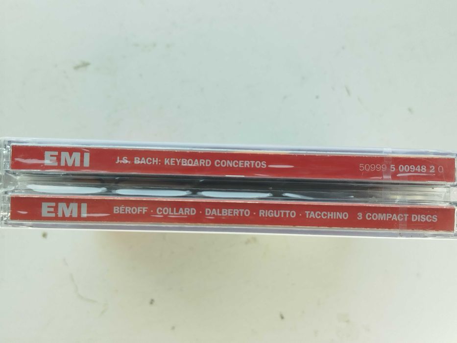 Bach Keyboard Concertos 3CD Beroff Collard Dalberto Rigutto Tacchino