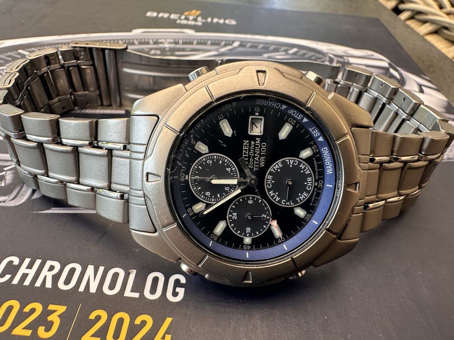Citizen Chrono Eco-Drive Titanium WR100