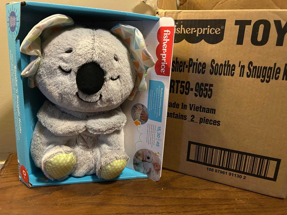 Fisher - Price Koala Usypianka-Przytulanka Oddychający uspokajacz