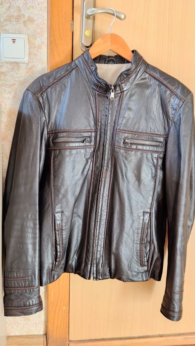 Шкіряна натуральна куртка