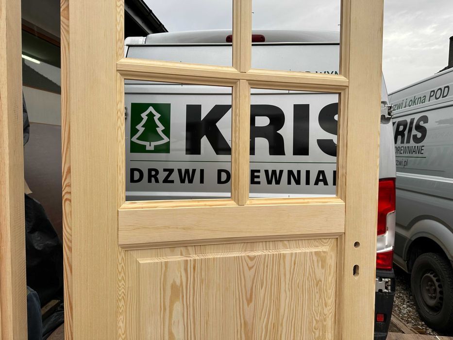 Drzwi drewniane lite 100% sosnowe OD RĘKI DOSTAWA CAŁA POLSKA