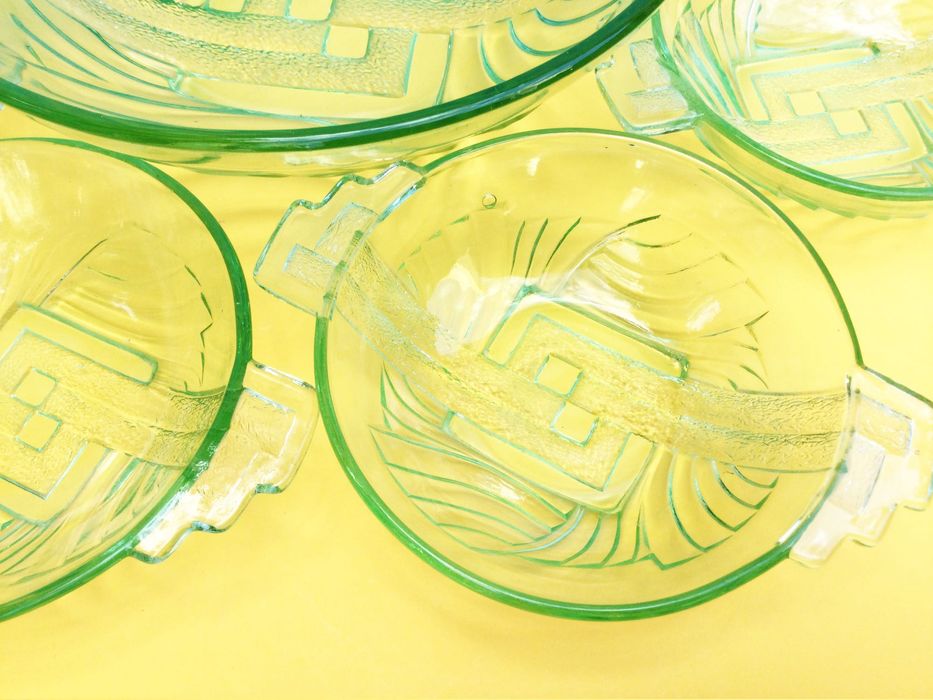 Conjunto de 7 Taças de Sobremesa Art Déco | Áustria anos 30