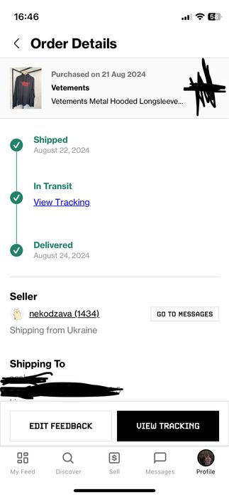 vetements metal longsleeve 2018 Demna