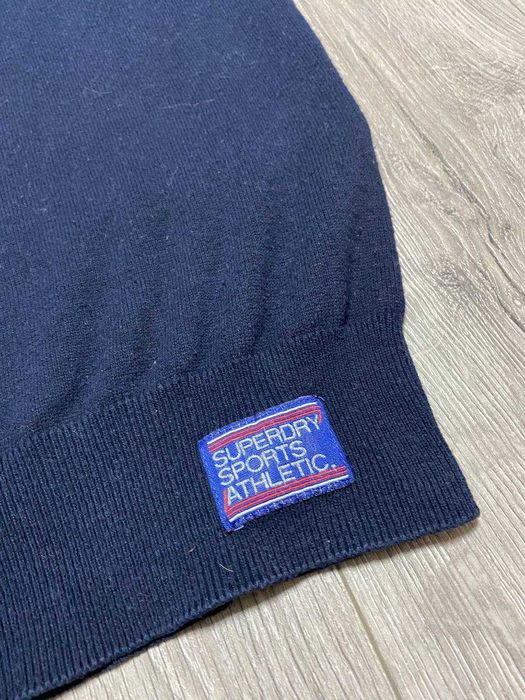 Superdry Athletic Кофта лонгслив с лампасами, реглан р. M