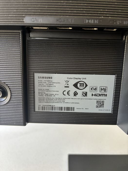 Monitor Samsung 27”
