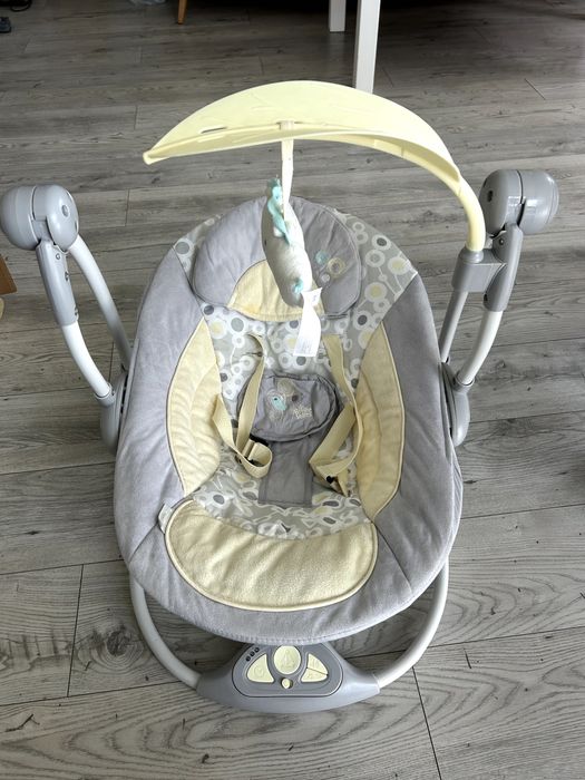 Huśtawka hybrydowa InGenuity Bright Starts bujaczek leżaczek+gratis