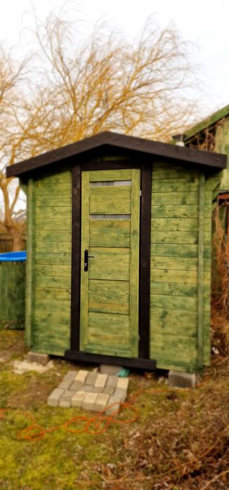 sauna ogrodowa piec harvia , opalany od wewnątrz, sauna + przedsionek