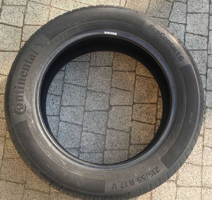 Continental EcoContact 6 215/55 R17 94V, komplet opon letnich,