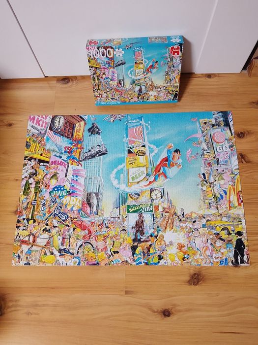 Puzzle 1000 Jumbo jak nowe