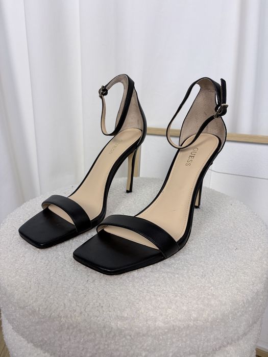 Szpilki buty na obsasie sandalki Guess 38 skorzane skora
