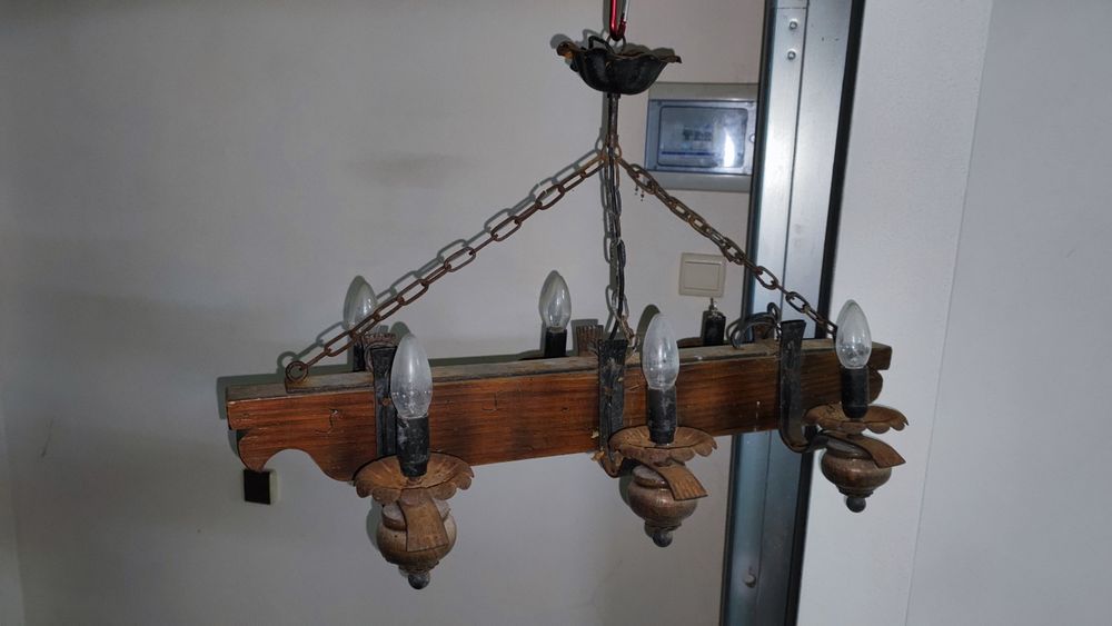 Candeeiro teto antigo para restaurar