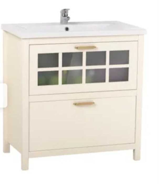 móvel de casa de banho 80x45cm com lavatorio e com torneira