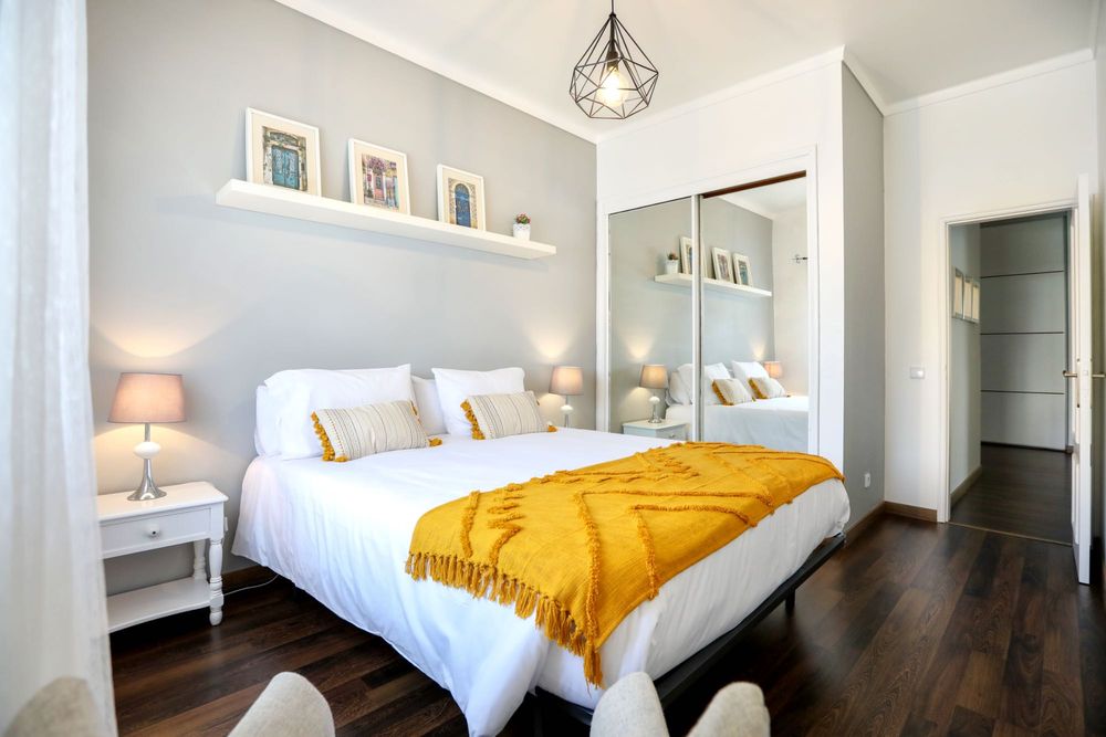 Apartamento com terraço privativo a 3 min a pé da praia com Wifi meo