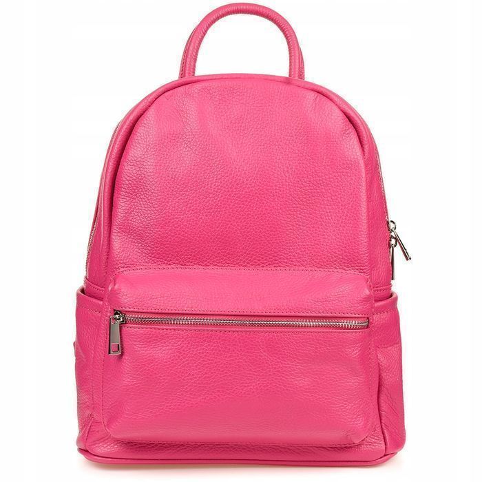 Włoski Plecak Skórzany A4 damski miękka SKÓRA duży