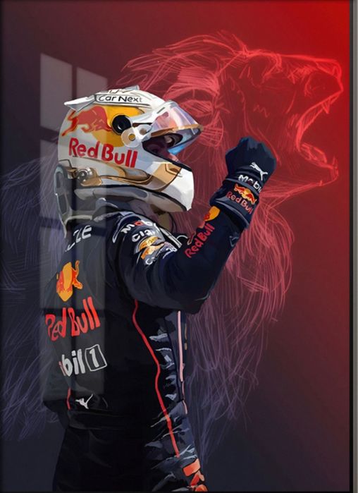 F1 Max Versttappen quadro Tamanho 1.18*78 Lindissimo