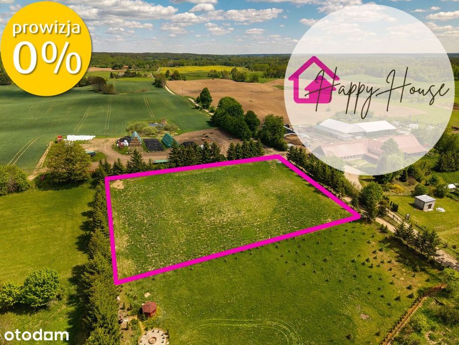 Działka 4800 m2 nad jeziorem Szałstry, WZ