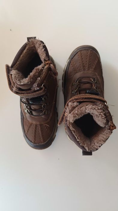 Buty zimowe Smyk roz 32 brąz skóra