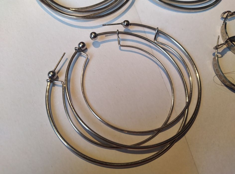 Conjunto de 4 Brincos Argolas