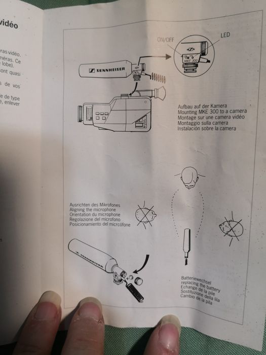 microfone direcional Sennheiser MKE 300