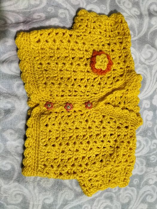 Bolero malha menina 3-4 anos novo