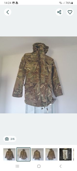 Smock Combat Windproof MTP 180/96.