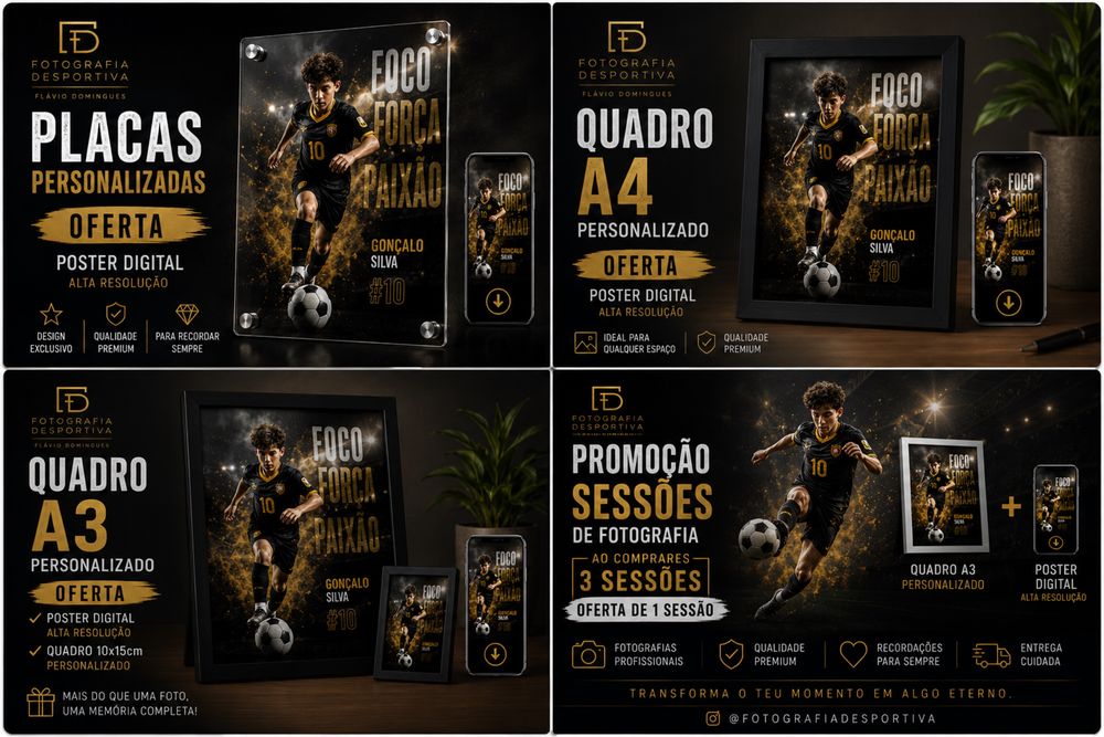 Quadros - Placas - Fotografia Desportiva
