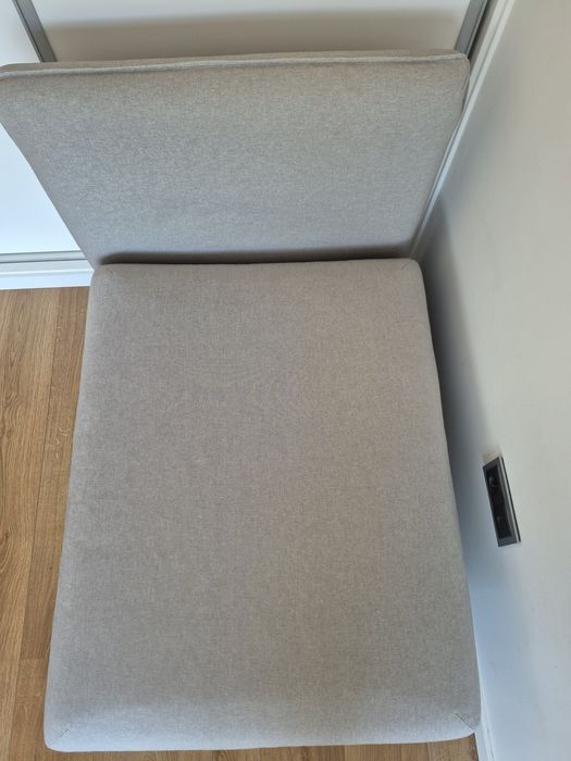 Sofá-Cama IKEA VALLENTUNA Cinza Claro | Como Novo