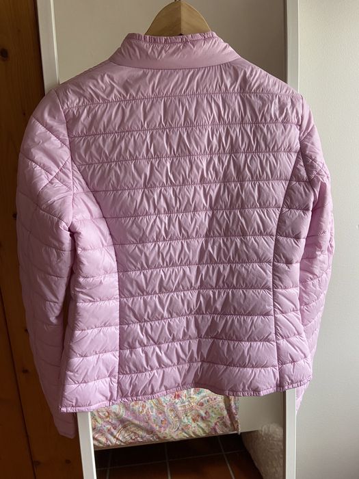 Casaco impermeável rosa tam. S