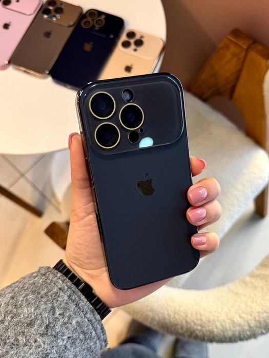 Чохол на Айфон 17 про макс та інші | скляний чехол для iphone pro max