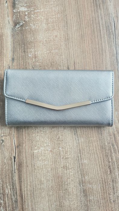 Portfel damski srebrny