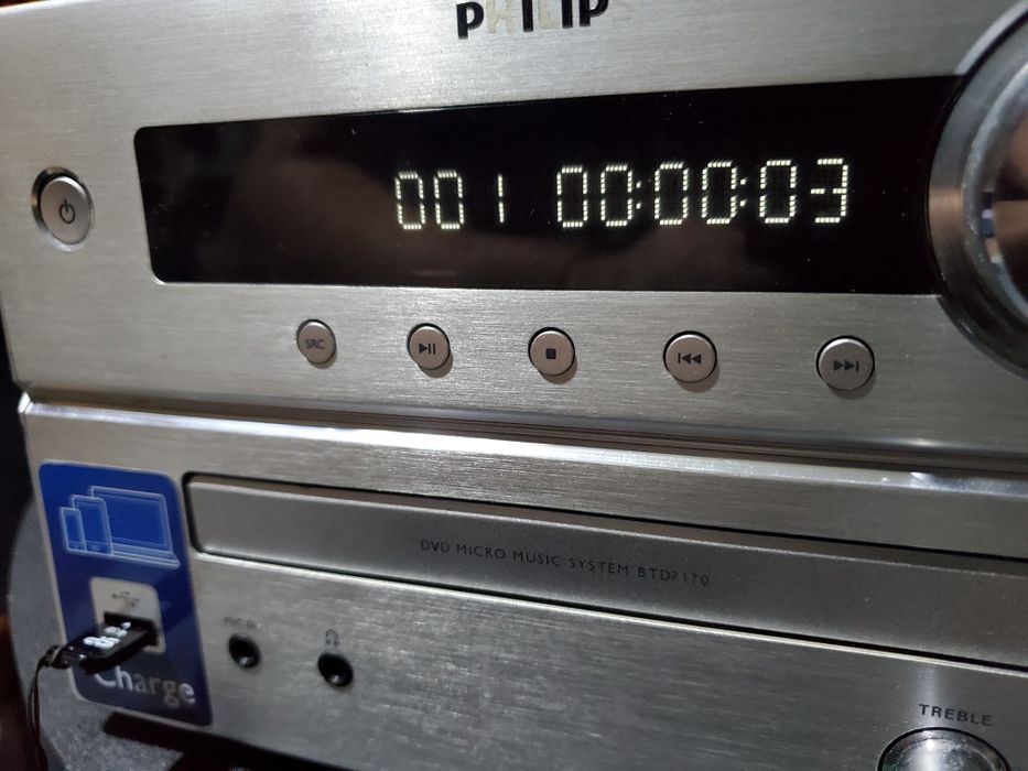 Центр  Philips  Bluetooth, NFC, CD,  DVD, USB, AUX