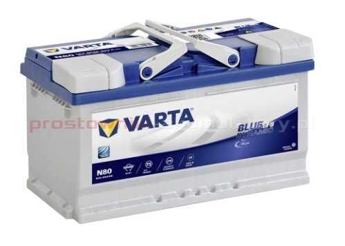 Akumulator VARTA EFB 80Ah 800A N80 Wyzwolenia 3A