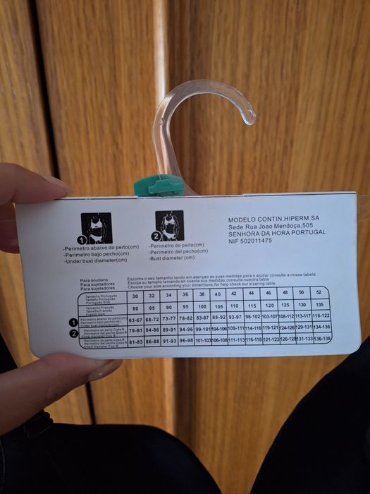 Soutien Preto Triangular T: 100B Just Body