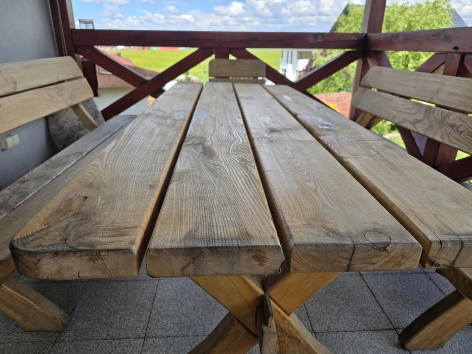 Meble ogrodowe, bardzo solidne, robione na zamówienie JESION