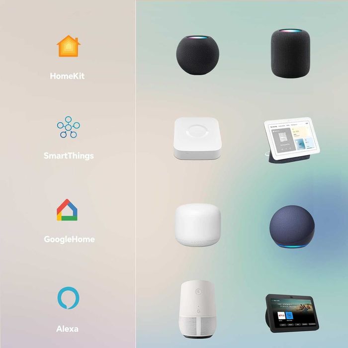 BAYHT Lampa sufitowa LED z pilotem