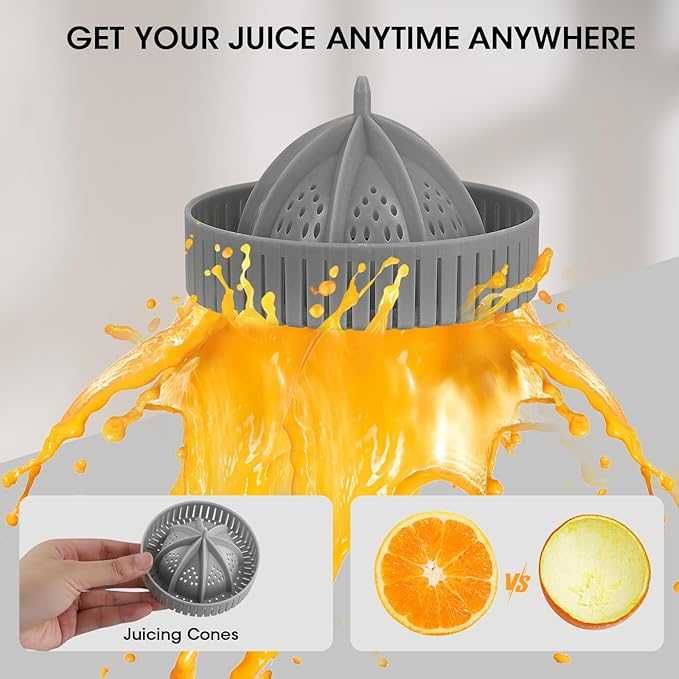 Wyciskarka obrotowa do cytrusów 45w mocna bezprzewodowa usb C 554