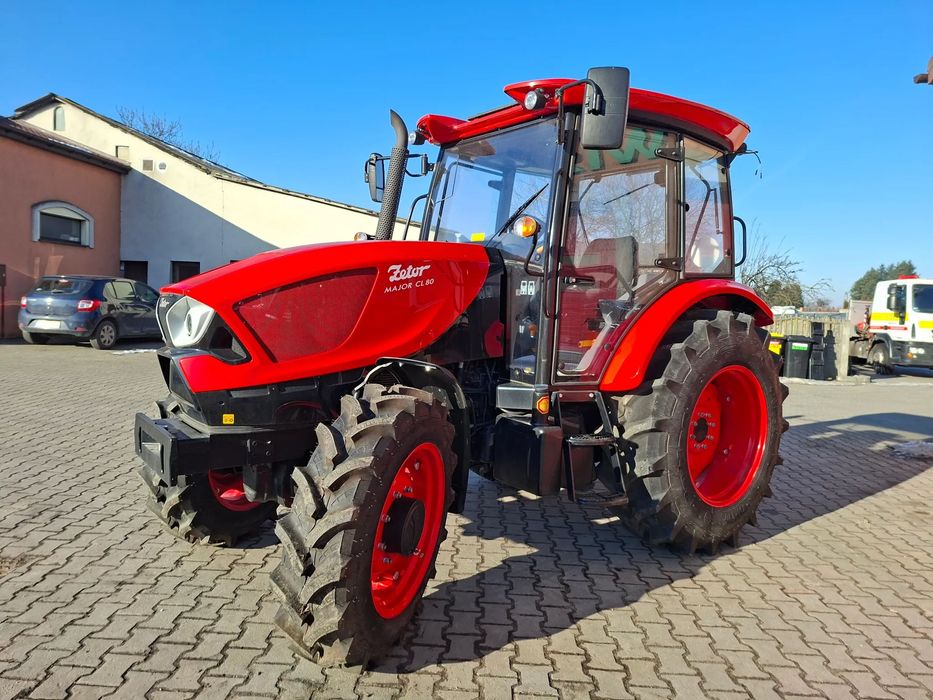 Zetor Major CL80 wyprzedaż rocznika 2023 koła radialne, hydr. II sekcyjna  Silnik Deutz 75KM, skrzynia 12x12, rewers, czeski europejski ciągnik