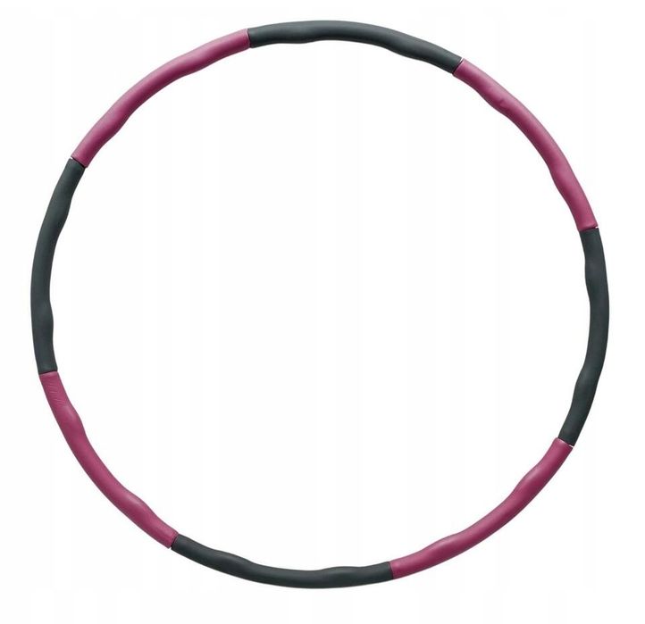 Hula Hop Z Wypustkami Z Pianką 96Cm Fioletowo Szare