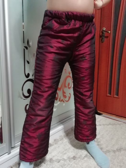 Штани утеплені на флісі для дівчинку 8-9 років