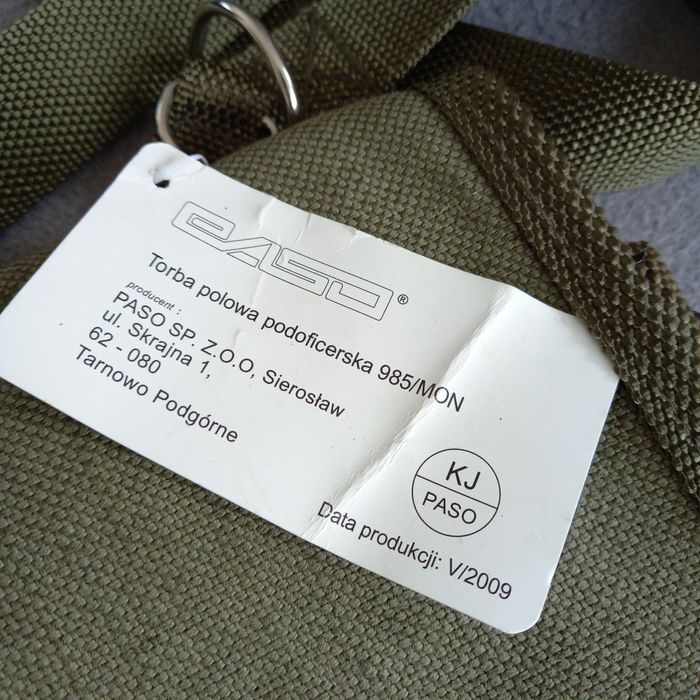 Torba połowa podoficerska wzór 985