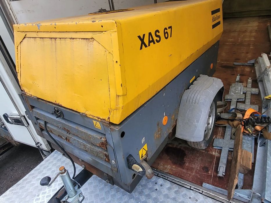 Atlas Copco XAS 67  Sprężarka Kompresor Atlas Copco XAS67 Kubota!