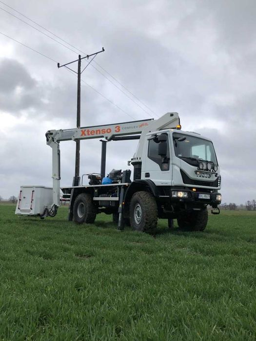 Podnośnik koszowy zwyżka 2015r IVECO EuroCargo 4x4 energetyka COMILEV