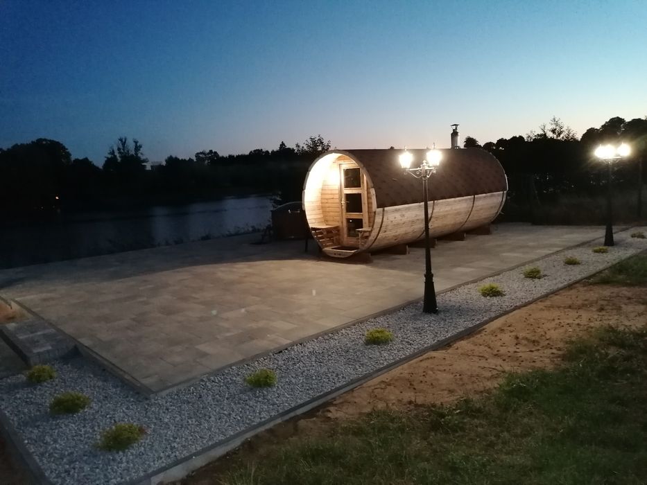 Domek nad jeziorem Mazury sauna i jacuzzi